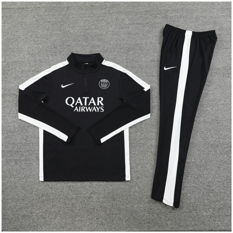 Mens PSG Training Suit Black 2023/24