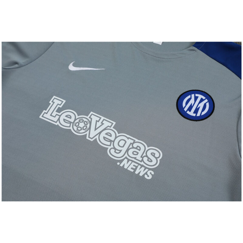 Mens Inter Milan Short Training Suit Grey 2024/25