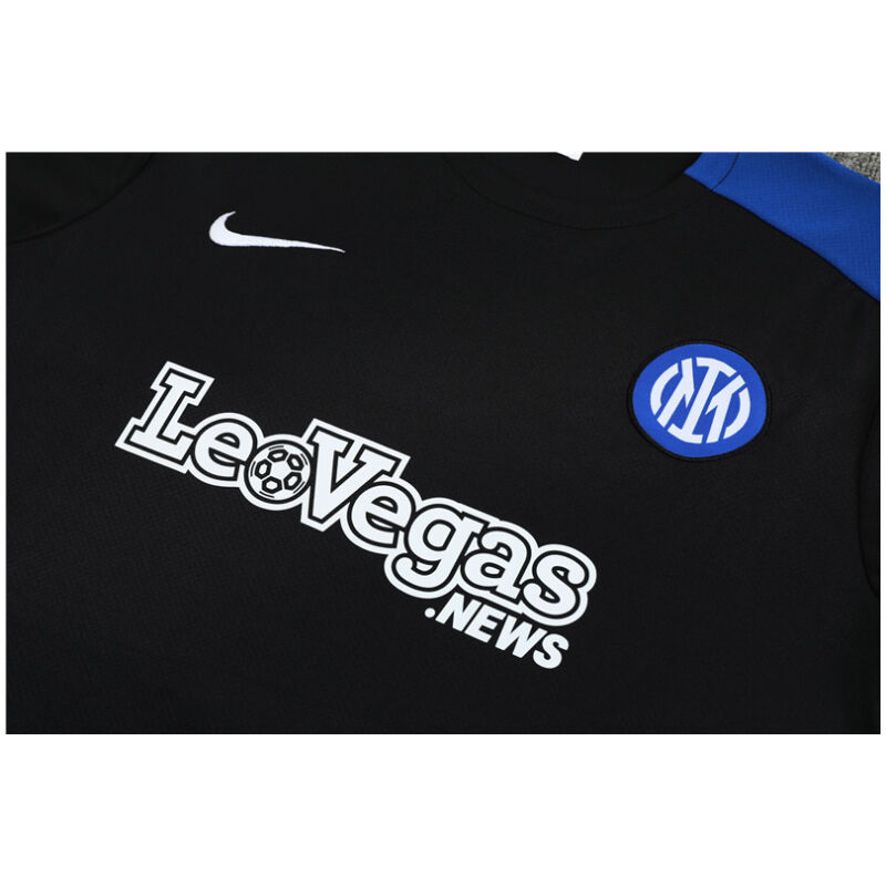 Mens Inter Milan Short Training Suit Black 2024/25
