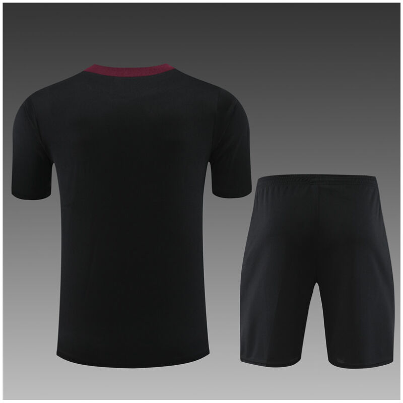 Kids PSG Short Training Suit Black 2024/25