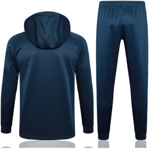Mens Brazil Hoodie Sweatshirt + Pants Training Suit Royal 2024