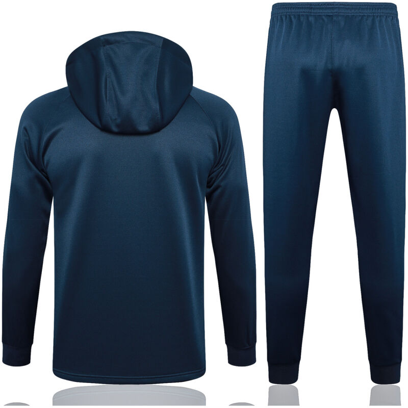 Mens Brazil Hoodie Sweatshirt + Pants Training Suit Royal 2024