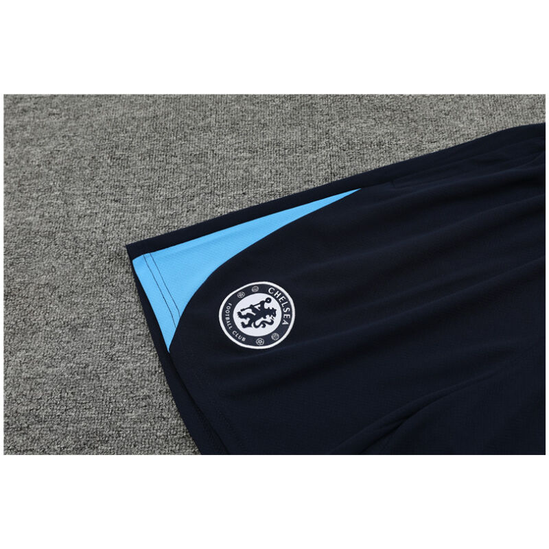 Mens Chelsea Short Training Suit Light Blue 2024/25