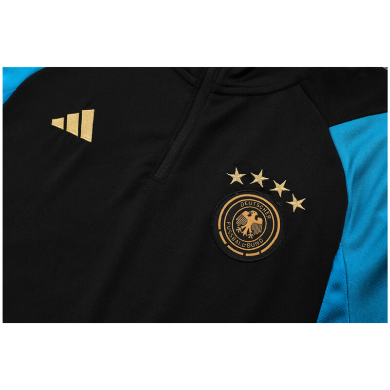 Mens Germany Training Suit Black 2024