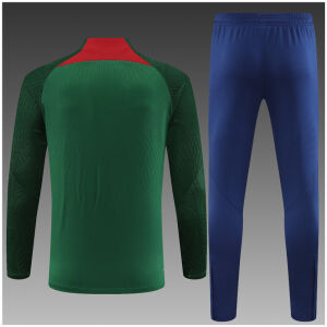 Kids Portugal Training Suit Green 2024