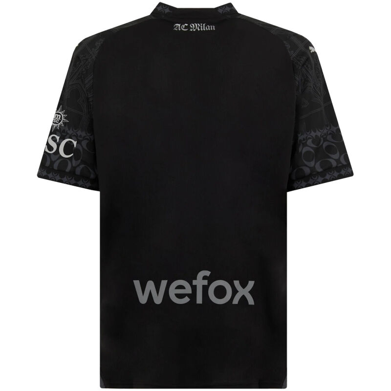 Mens AC Milan Fourth Black Jersey 2023/24
