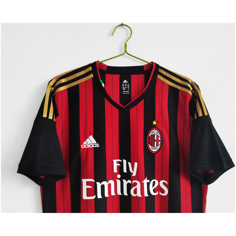 Mens AC Milan Retro Home Jersey 2013/14