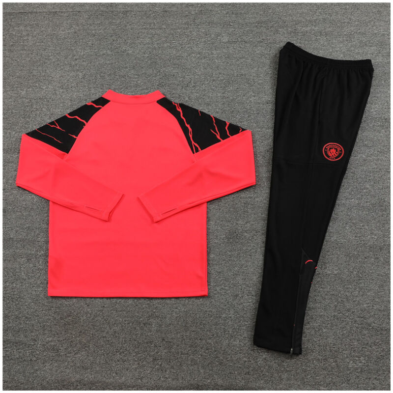 Kids Manchester City Training Suit Red 2023/24