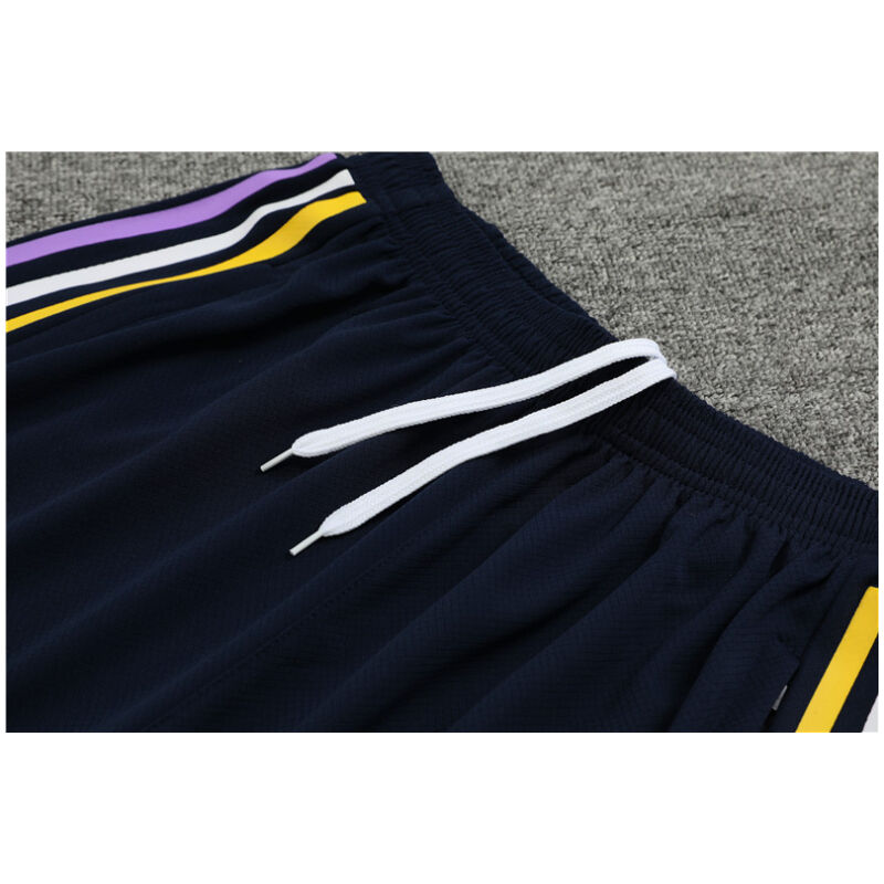 Mens Real Madrid Short Training Suit Purple 2023/24