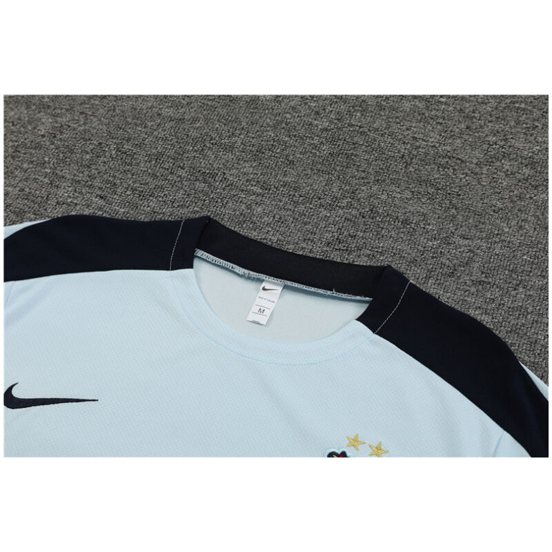 Mens France Short Training Suit Blueish 2024
