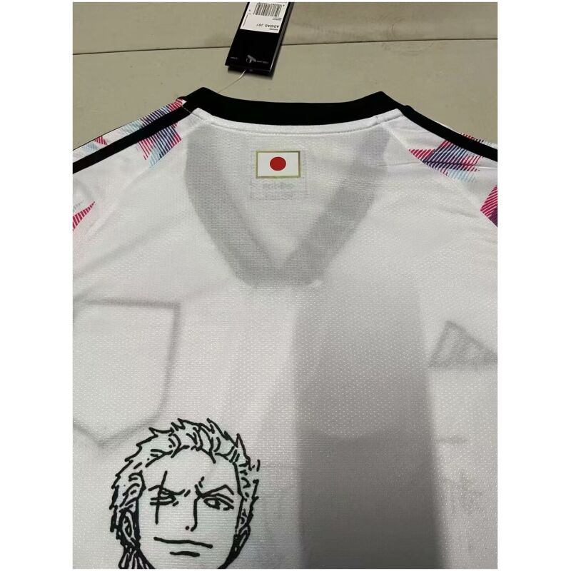 Mens Japan Anime Special Pirate King White Jersey 2024