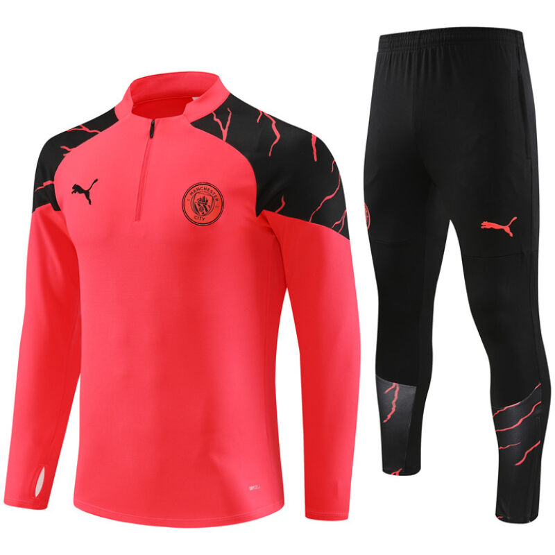 Mens Manchester City Training Suit Red 2023/24