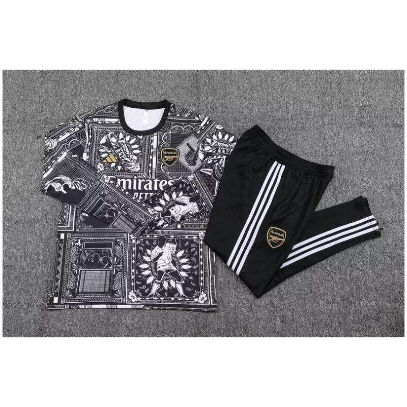 Mens Arsenal Training Suit Black 2023/24