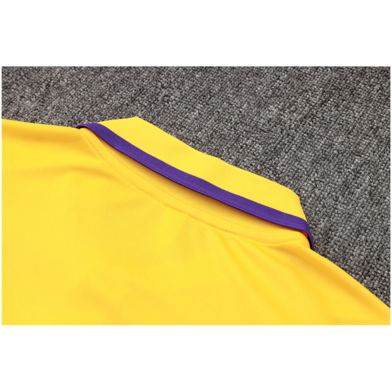 Mens Real Madrid Polo Shirt Yellow 2023/24