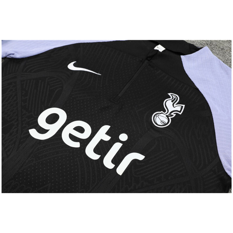 Mens Tottenham Hotspur Training Suit Black 2023/24
