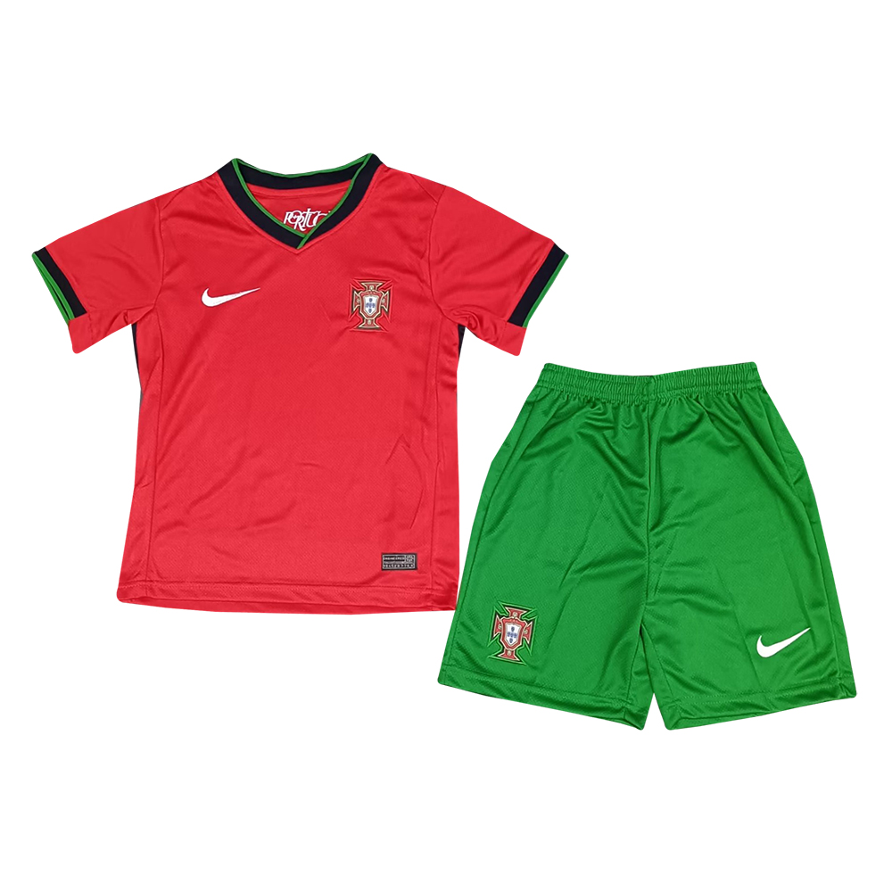 Kids Portugal Home Jersey 2024