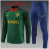 Kids Portugal Training Suit Green 2024
