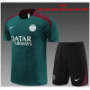 Kids PSG Short Training Suit Dark Green 2024/25