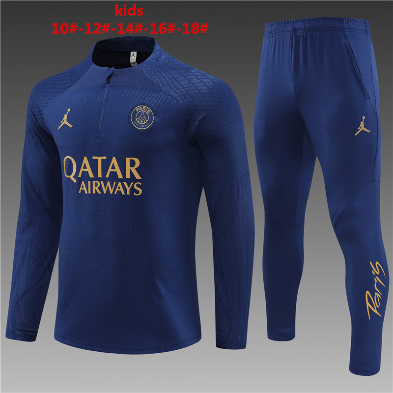 Kids PSG x Jordan Training Suit Royal 2023/24