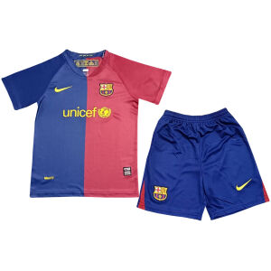 Kids Retro Barcelona Home Jersey 2008/09