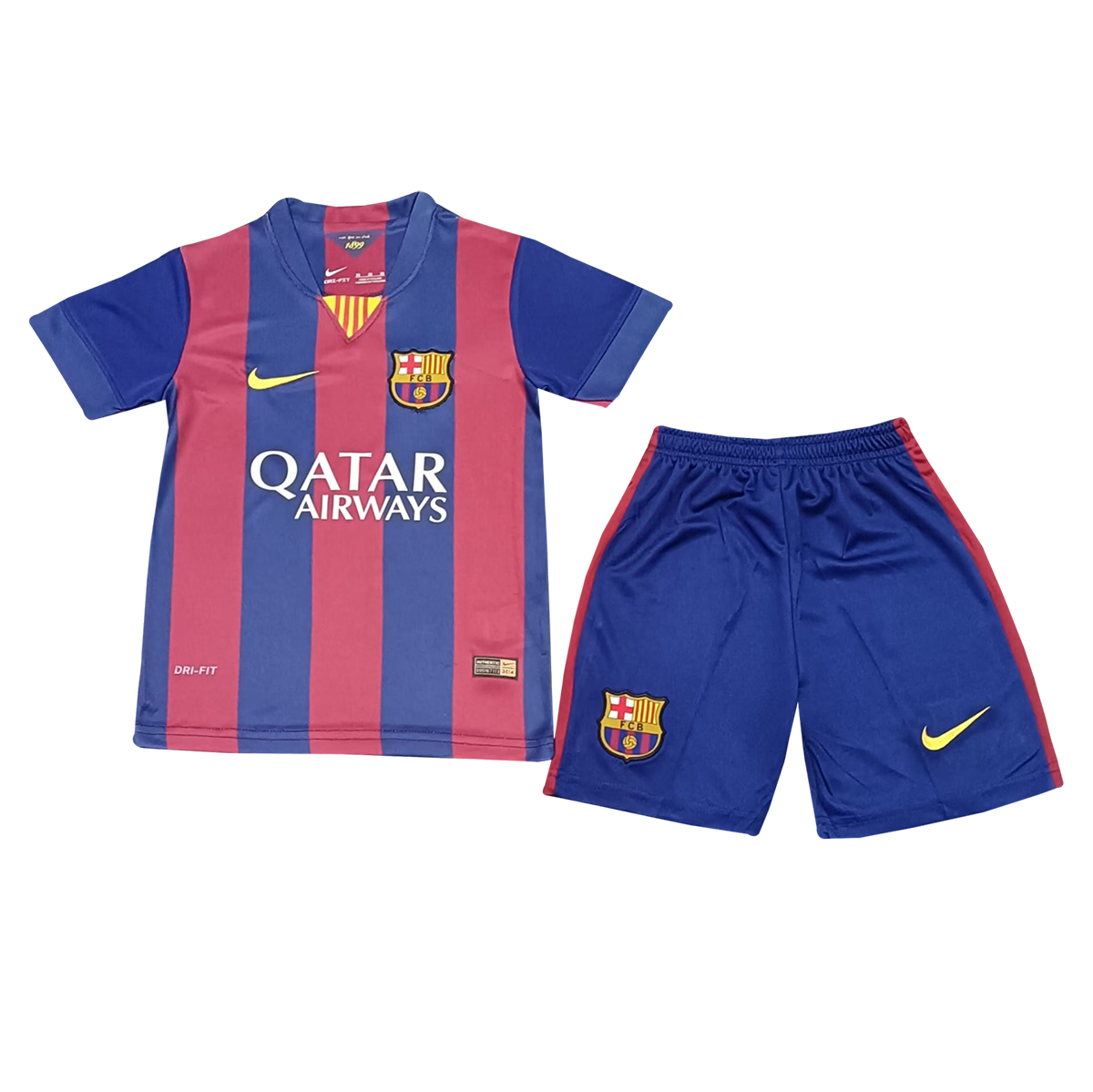 Kids Retro Barcelona Home Jersey 2014/15