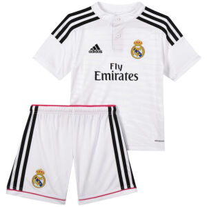 Kids Retro Real Madrid Home Jersey 2014/15
