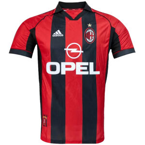 Mens AC Milan Retro Home Jersey 1998/99