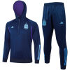 Mens Argentina Hoodie Sweatshirt + Pants Training Suit Royal 2024