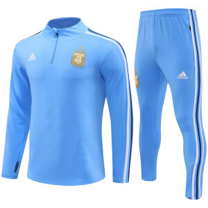 Mens Argentina Training Suit Blue 2024