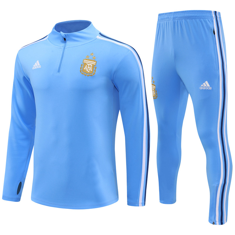 Mens Argentina Training Suit Blue 2024