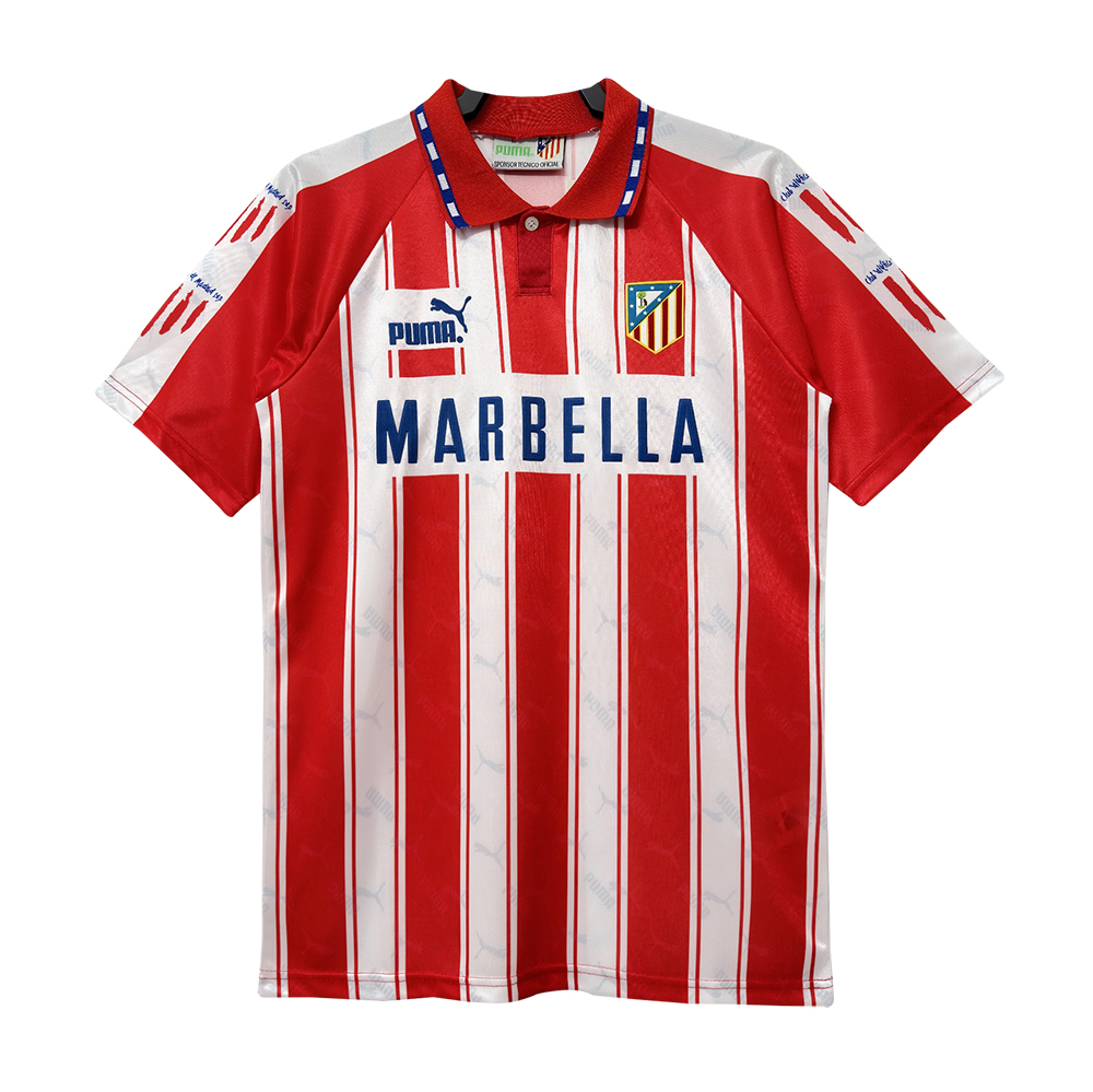 Männer Atletico Madrid Retro Heimtrikot 1994/95