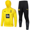 Mens Borussia Dortmund Hoodie Sweatshirt + Pants Training Suit Yellow 2023/24