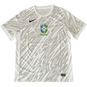 Mens Brazil Goalkeeper White Jersey 2024