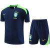 Mens Brazil Short Training Suit Royal 2024