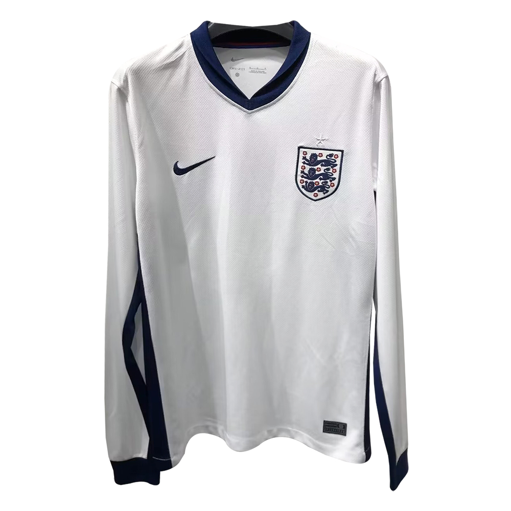 Mens England Home Jersey Long Sleeve 2024