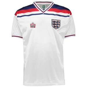 Mens England Retro Home Jersey 1982