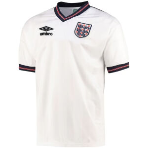 Mens England Retro Home Jersey 1984/87