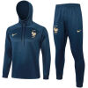 Mens France Hoodie Sweatshirt + Pants Training Suit Royal 2024