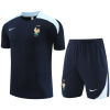 Mens France Short Training Suit Royal 2024