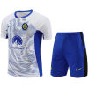 Mens Inter Milan Short Training Suit White 2024/25