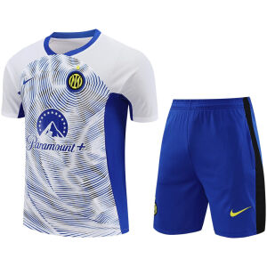 Mens Inter Milan Short Training Suit White 2024/25