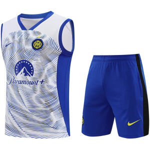 Mens Inter Milan Singlet Suit White 2024/25 Mens Inter Milan Singlet Suit White 2024/25