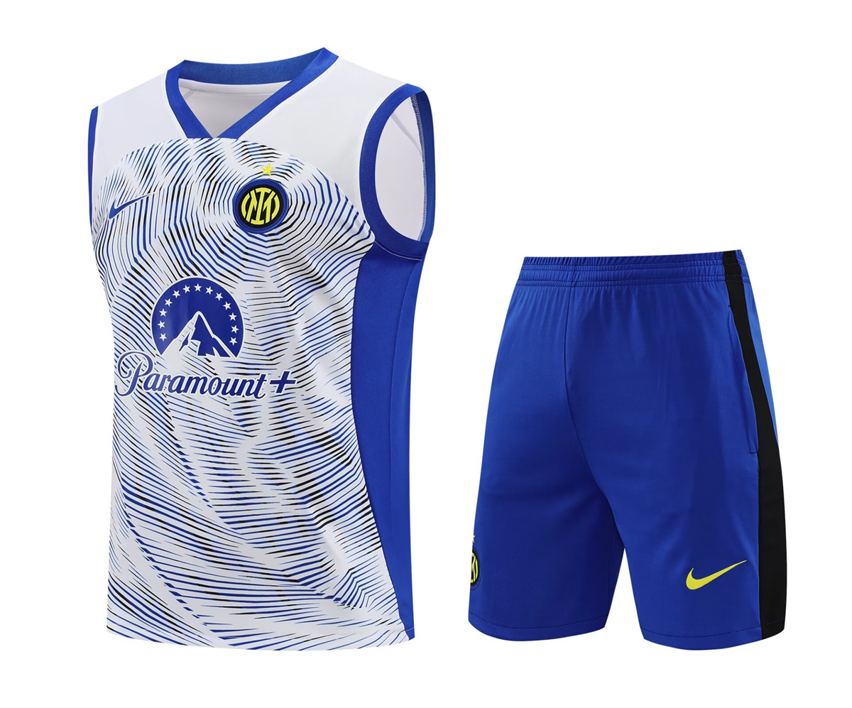 Mens Inter Milan Singlet Suit White 2024/25