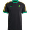Mens Jamaica Adicolor 3-Stripes Tee Jersey Pure Cotton Black 2024