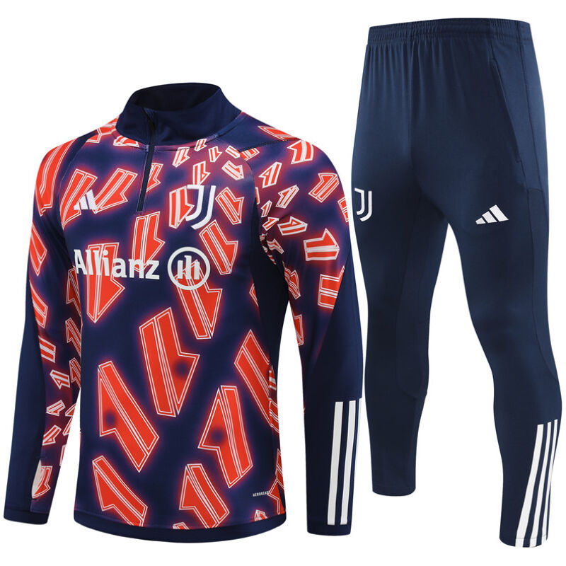 Mens Juventus Training Suit Royal – Red 2023/24