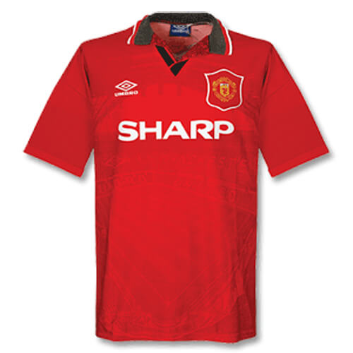 Mens Manchester United Retro Home Jersey 1994/95
