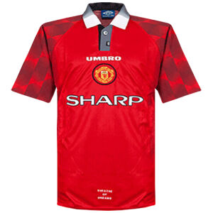 Mens Manchester United Retro Home Jersey 1996/97