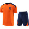 Mens Netherlands Short Training Suit Orange 2024