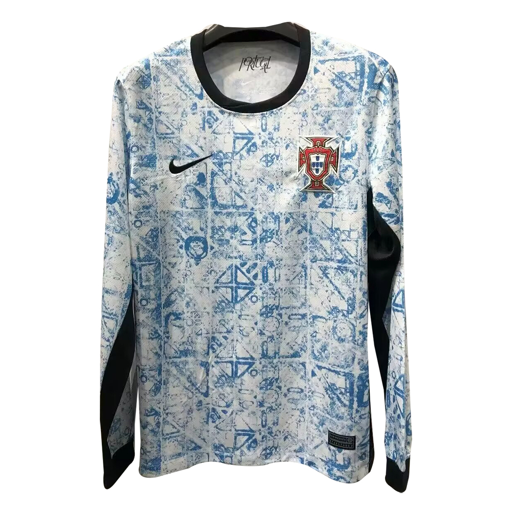 Mens Portugal Away Jersey Long Sleeve 2024