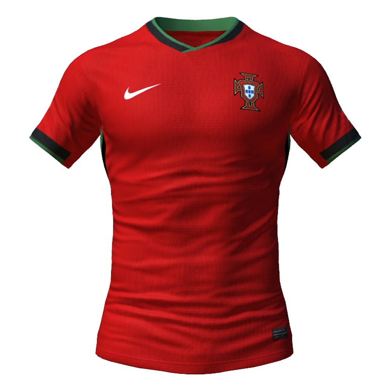 Mens Portugal Home Authentic Jersey 2024 – Match